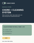 Chore + Cleaning System