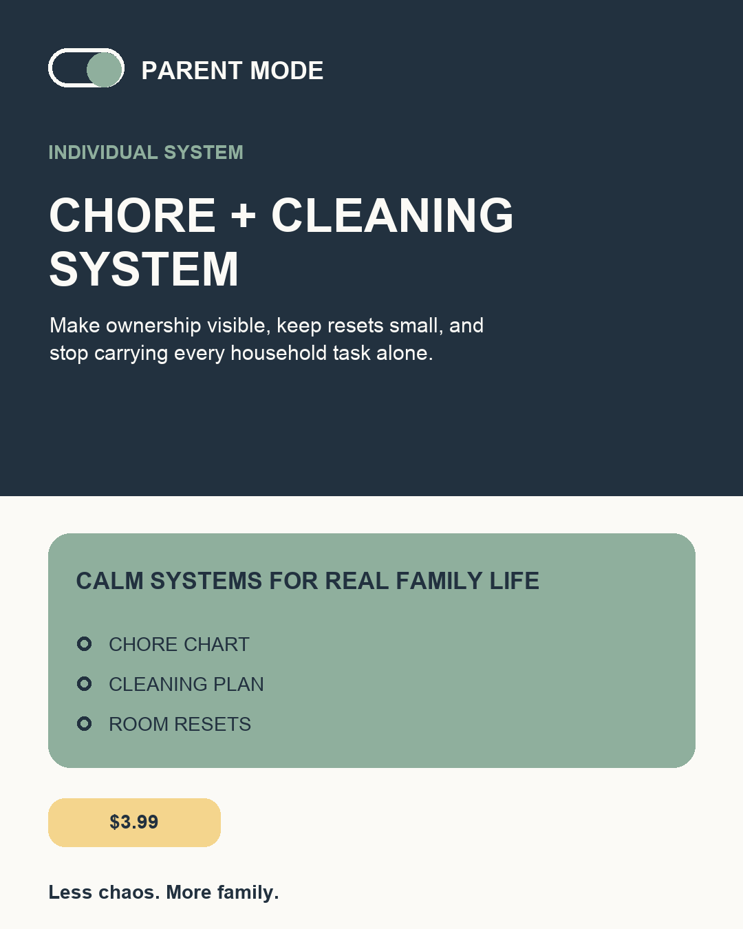 Chore + Cleaning System
