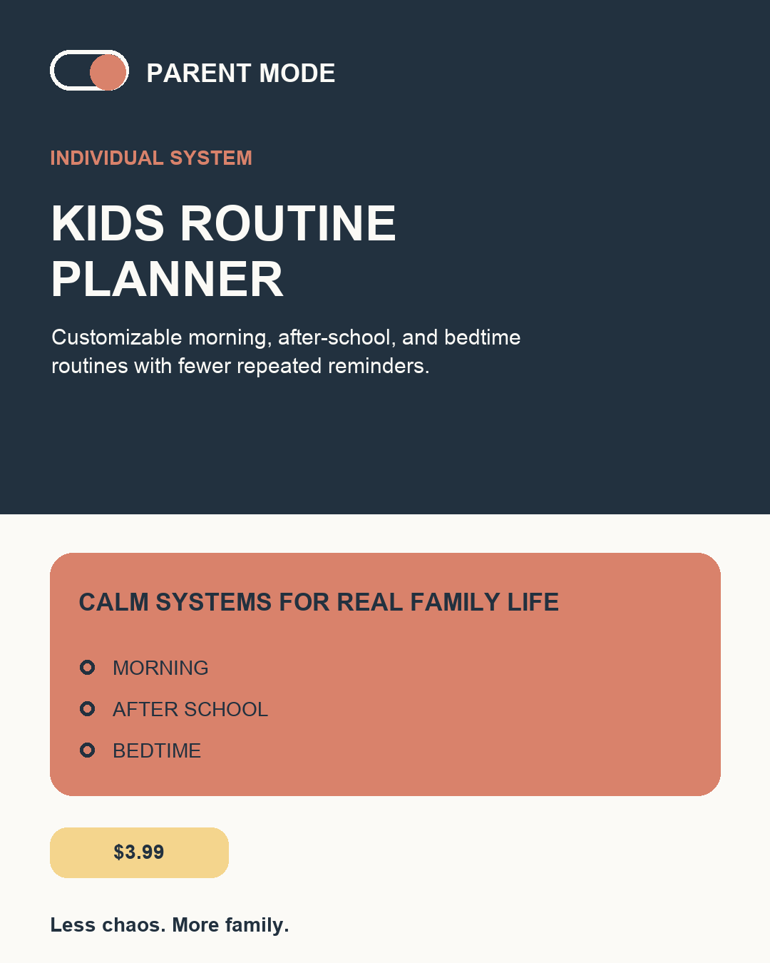 Kids Routine Planner