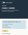 Family Admin Mini Bundle